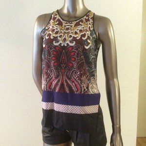 Clover Canyon Kozack Paisley Blouse Sleeveless S-M